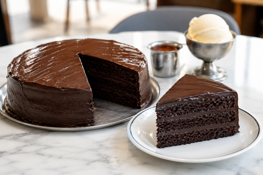 CHOCOLATE FUDGE CAKE