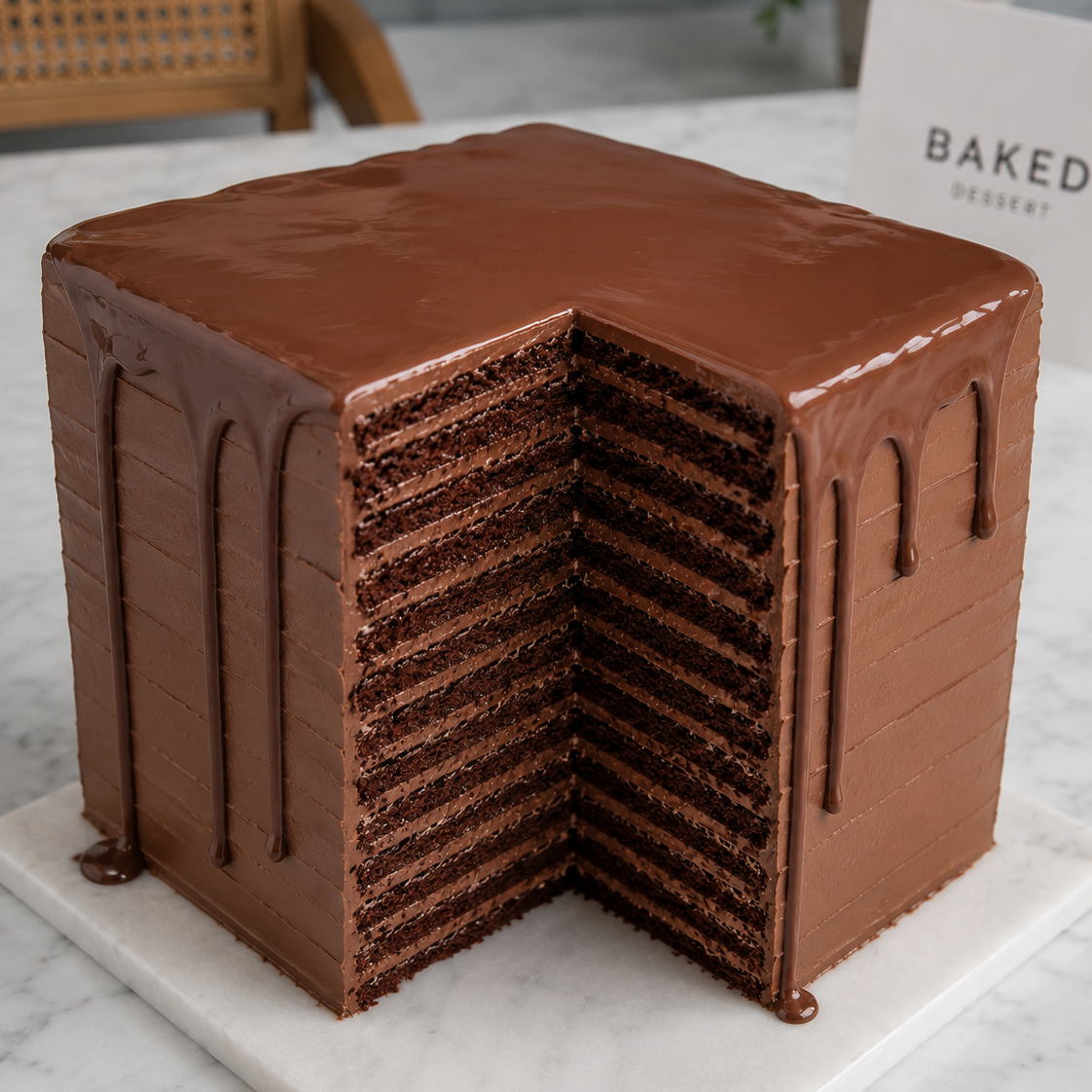 32 layer chocolate cake