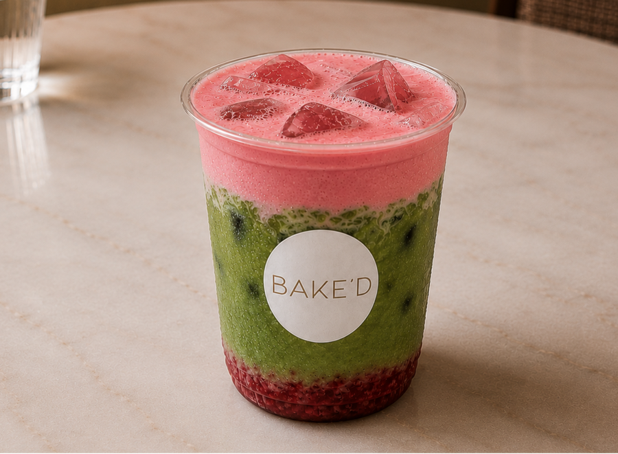 Strawberry matcha